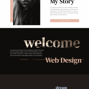 Showit Image Text Mask for Creative Hero Typography